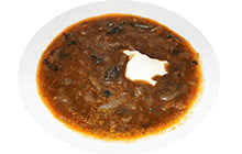 Борщ с сушёными грибами