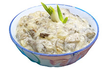 Грибы в молочном соусе