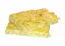 Селянка, жаренная с кабачками