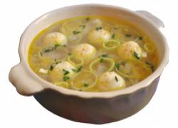 Суп гороховый с клёцками из дрожжевого теста - Нугыли