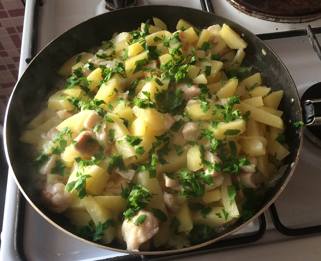 Ложим петрушку в наше блюдо