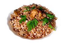 Каша с грибами