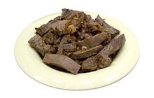 Печень с жареным луком