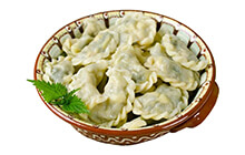 Пельмени с крапивой