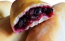 Пирожки с черёмухой