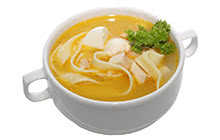 Суп с домашней лапшой