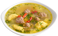 Суп с клёцками - Ишкемен шыд