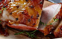 Запечённый свиной окорок по-удмуртски