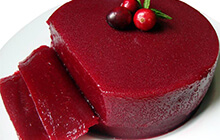 Желе из клюквы